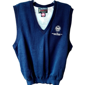Vintage‎ Weatherboss RainSwetter Navy Golf Vest L